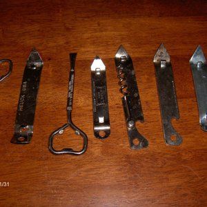 Lot of 7 Can and Bottle openers
